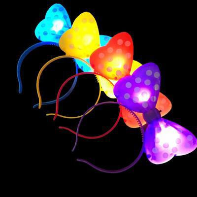 Accesorios de rendimiento del Día del Niño Tapas luminosas Estrellas de primavera Diadema luminosa Estrella de cinco puntas Diadema decorativa al por mayor