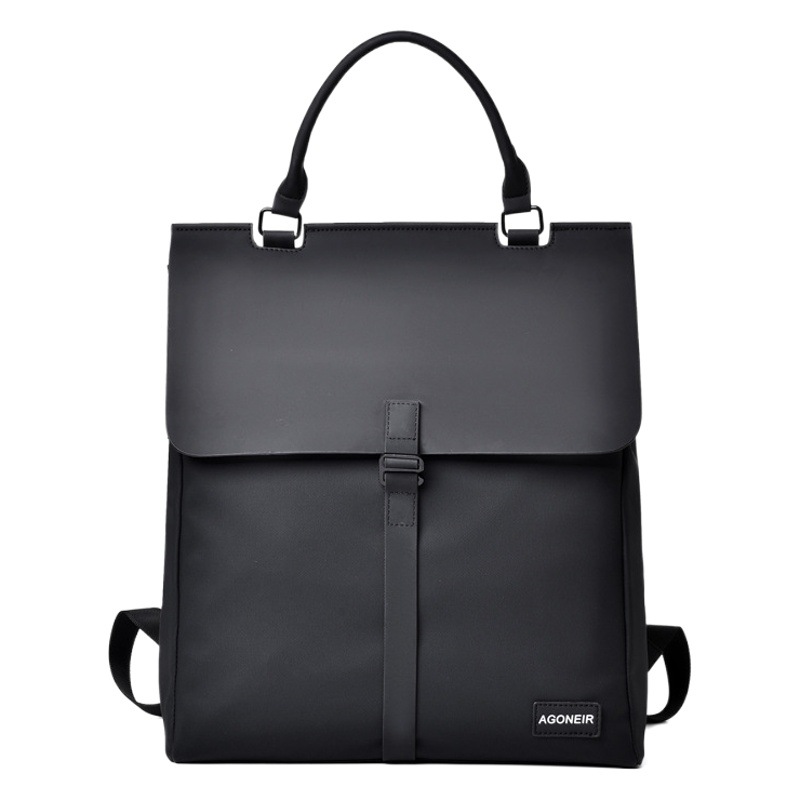 Agoneir Niche Simple Backpack Men's Business Work Clothing Laptop Bag Tote Bag Women's Casual Trendy