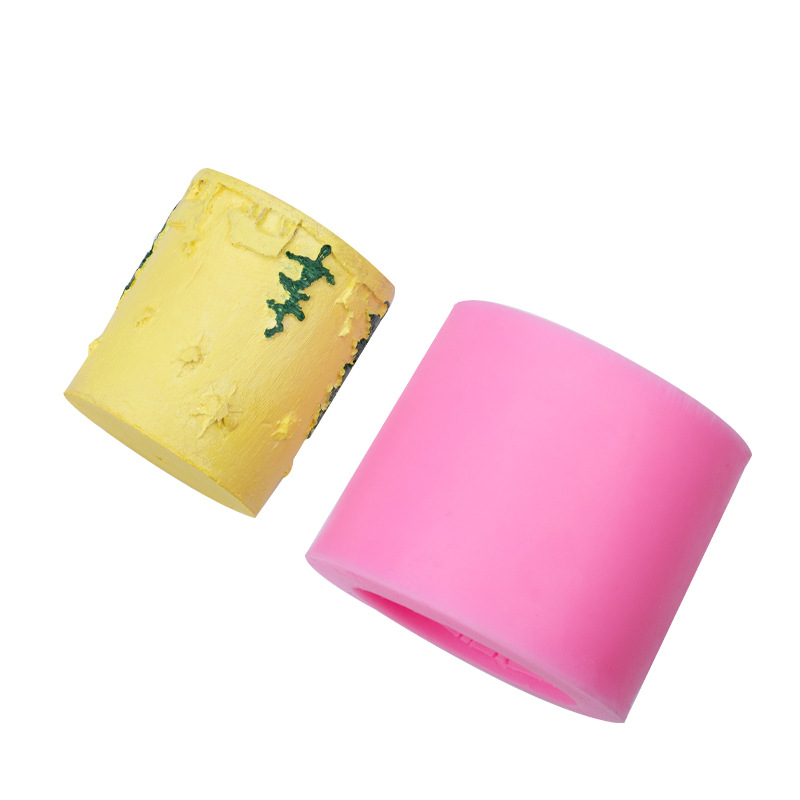 Navidad invierno coreano árbol de Navidad estrella ELK aromaterapia vela yeso chocolate tridimensional mousse molde de silicona