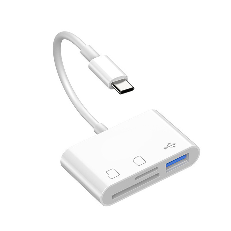 Type-c三合一カードリーダーtype-cアンドロイド携帯電話パソコン多機能OTG SD/tfカードusb|undefined