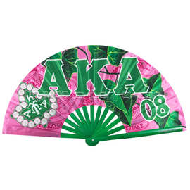 厂家生产33CM功夫扇 大号功夫扇太极功夫扇图案印刷批发