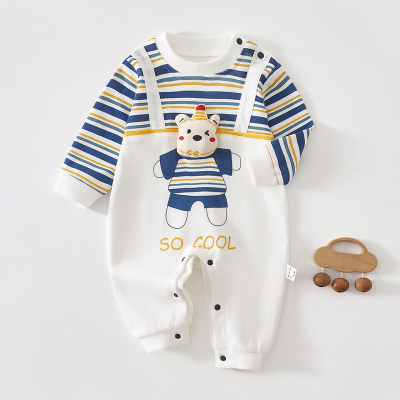 Spring and Autumn Pure Cotton Crown Bear