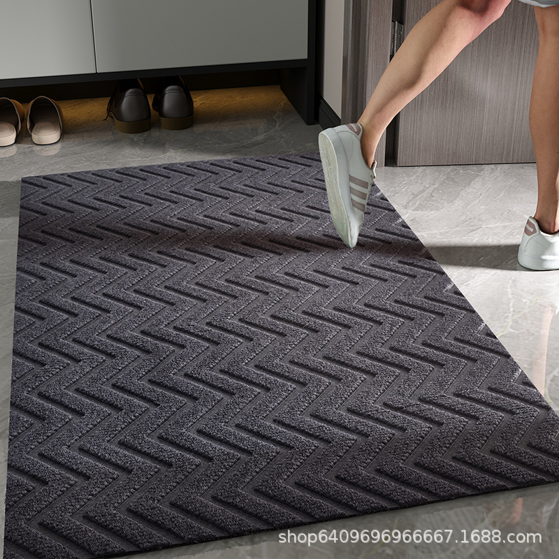 Alfombrilla de puerta de entrada Alfombra antideslizante y resistente a la suciedad para exteriores de lujo Alfombrilla de puerta cortada para el hogar Alfombrilla de puerta de entrada