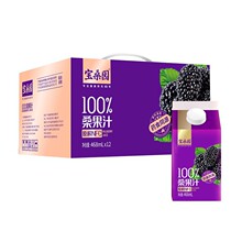 广东农科院宝桑园桑果汁468ml0蔗糖桑葚汁NFC桑椹整箱礼盒饮料