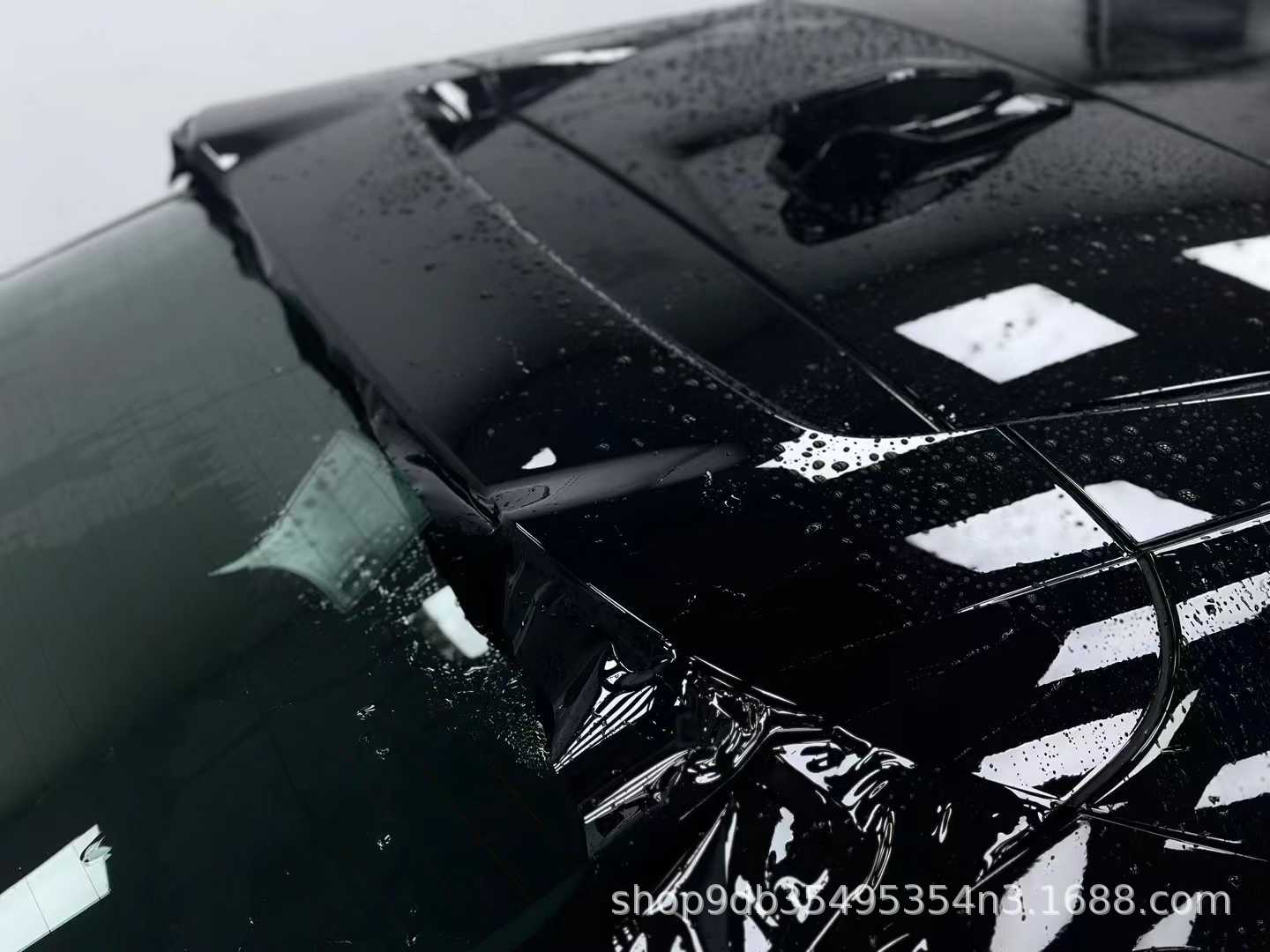 Imported Tpu Super Bright Piano Black Color Changing Film Bright Black Full Car Car Clothing Matte Color Changing Modified Paint Protective Film