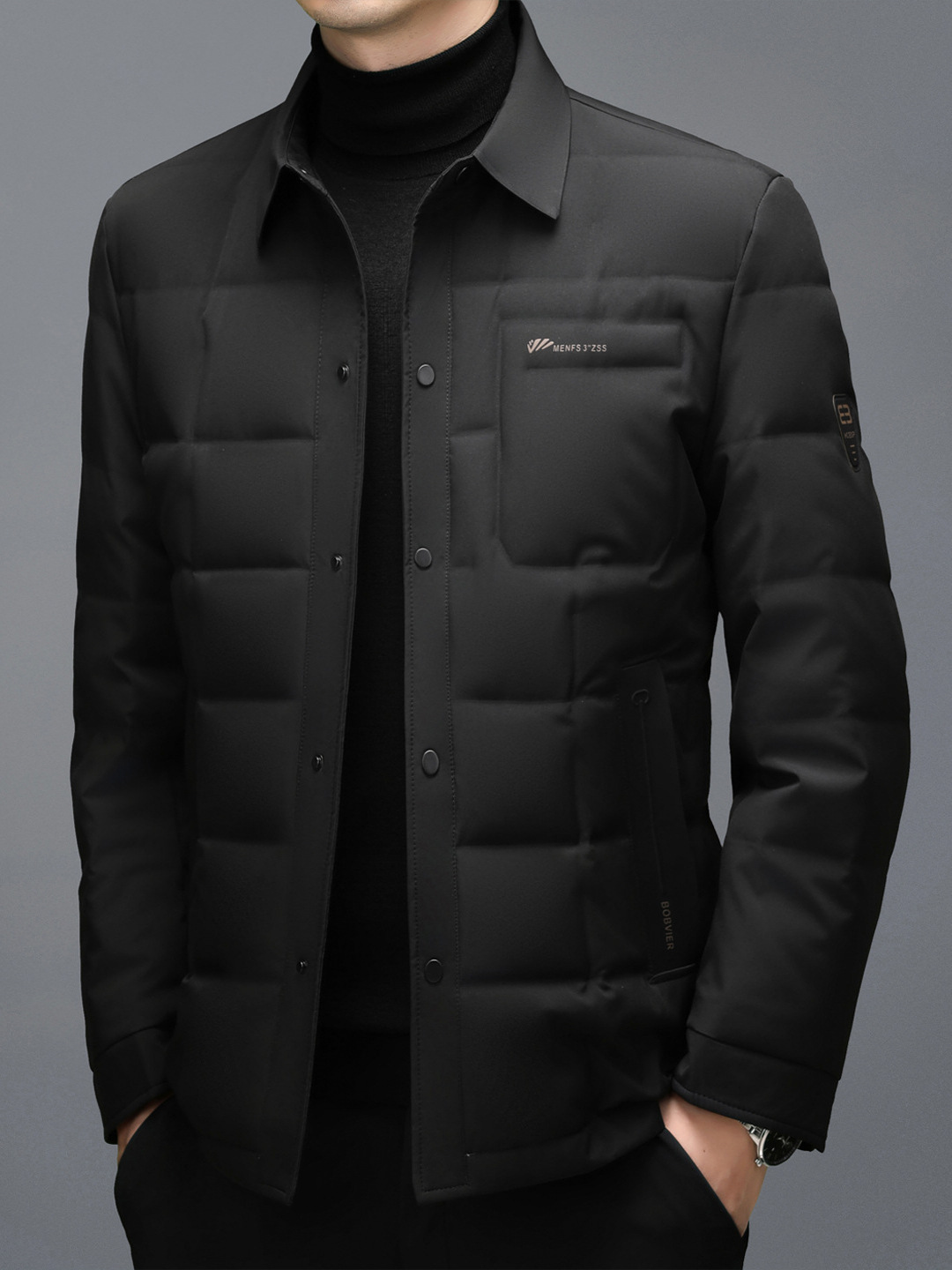 Winter warm down jacket for leisure