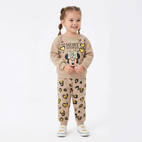 Sana 2026 Cross-border Wholesale Children's Anime Small and Medium Size Hooded Sweatshirts Spring Autumn Winter Girls Two-Piece Set