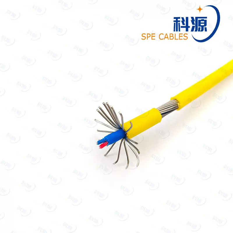 油井勘探电缆钢丝铠装压力计专用AKYLJBB耐磨高强度特种特种电缆