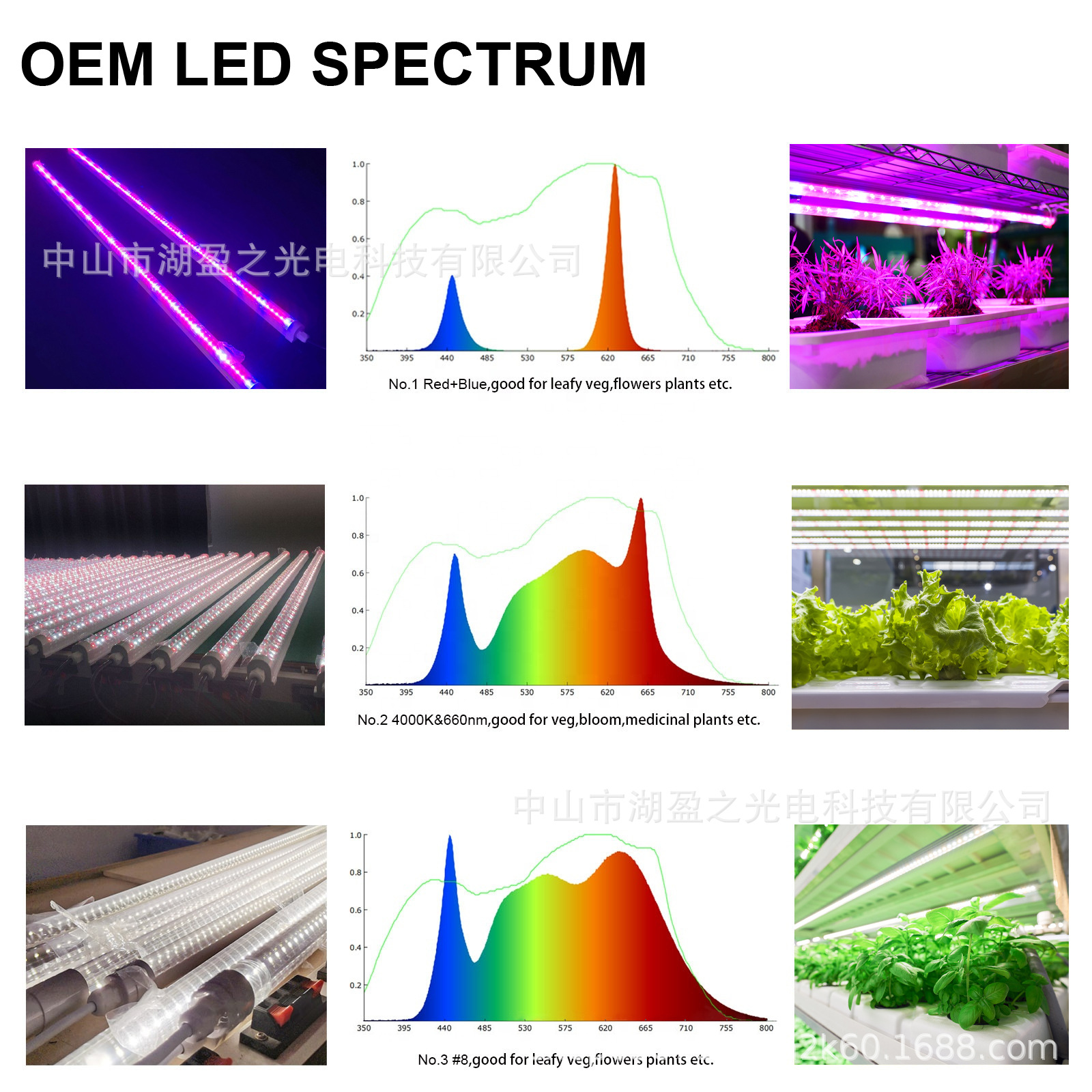 T8防水植物灯全光谱植物生长灯管暖光白光红光蓝光多肉蔬菜补光灯-阿里巴巴