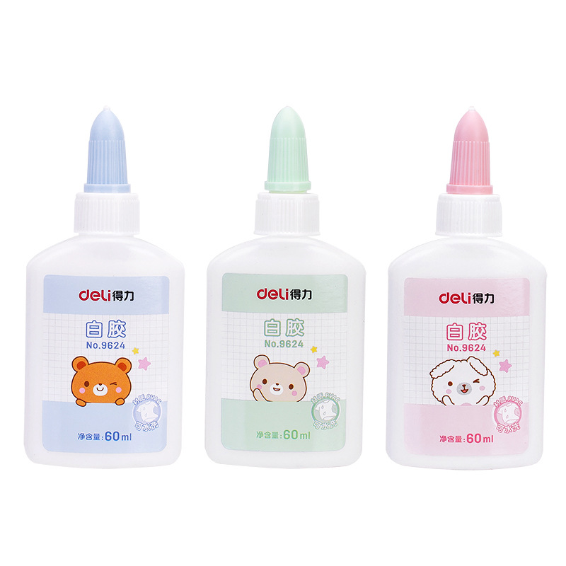 得力 9624 white glue (color mixed) (60ml)