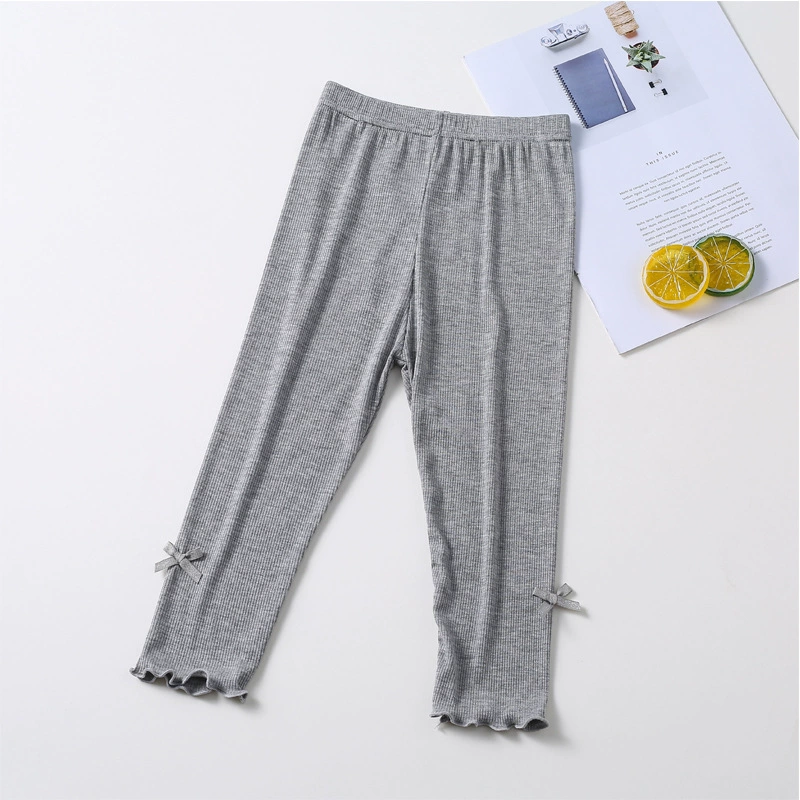 Детские осенние leggings, хлопковые тонкие штаны для девочек, западный стиль (90–150 см)