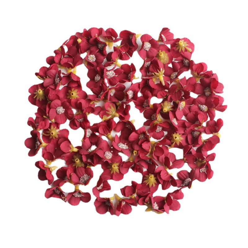 Multicoloured small accessories, decorative flowers, flowered, 2cm, home decor 5