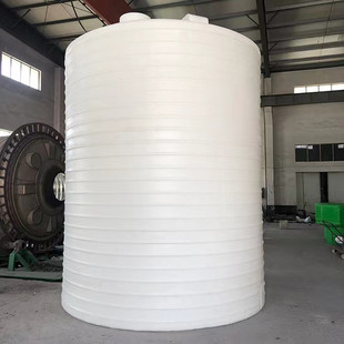 Jiangsu 25 Tons Thickeneded Beef Tendon Sulfuric Acid Tank Hydrochloric Acid Tank 25 Tons Vertical Water Storage Barrel 25 Tons PE Plastic Barrel