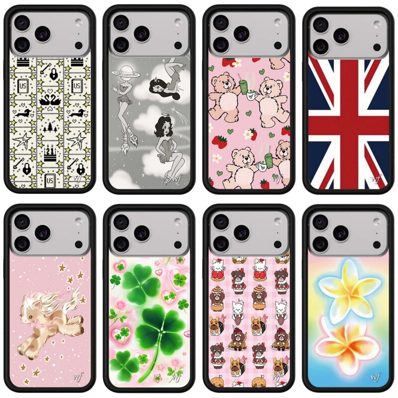 Wildflow Four-Leaf Clover Phone Case Is Suitable for Iphone17, Apple 16Promax/15Plus/14 Protective Cases Wildflow Four-Leaf Clover Phone Case Is Suitable for Iphone17, Apple 16Promax/15Plus/14 Protective Cases