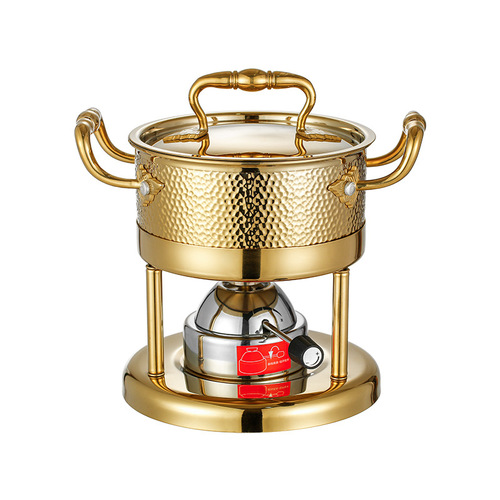 Personal Inflatable Hot Pot, One Pot Per Person, Commercial Gas Stove Core, Self-Service Hot Pot, Single Person Hot Pot