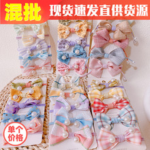 义乌文具百货店头饰2元店混批网红发饰小香风蝴蝶结发圈发绳A112