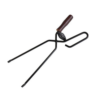 Hot sale barbecue carbon clip BBQ charcoal clip Beech handle spring fire clamp clip explosive barbecue clip