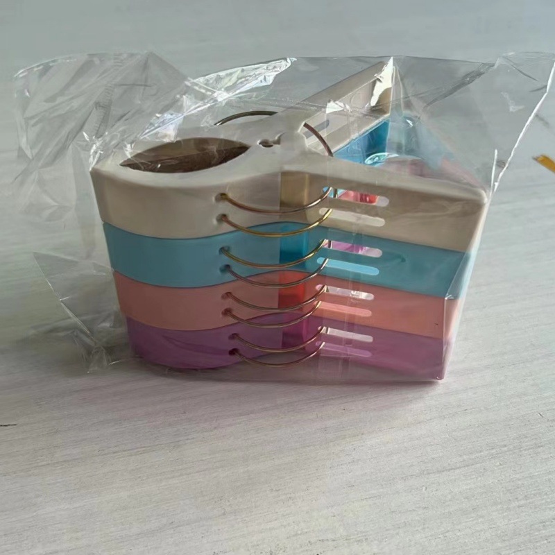 Casa fuerte clip de ropa de algodón edredón clip 4 piezas de plástico hoja de cama de secado clip de ropa multifuncional clip de fábrica