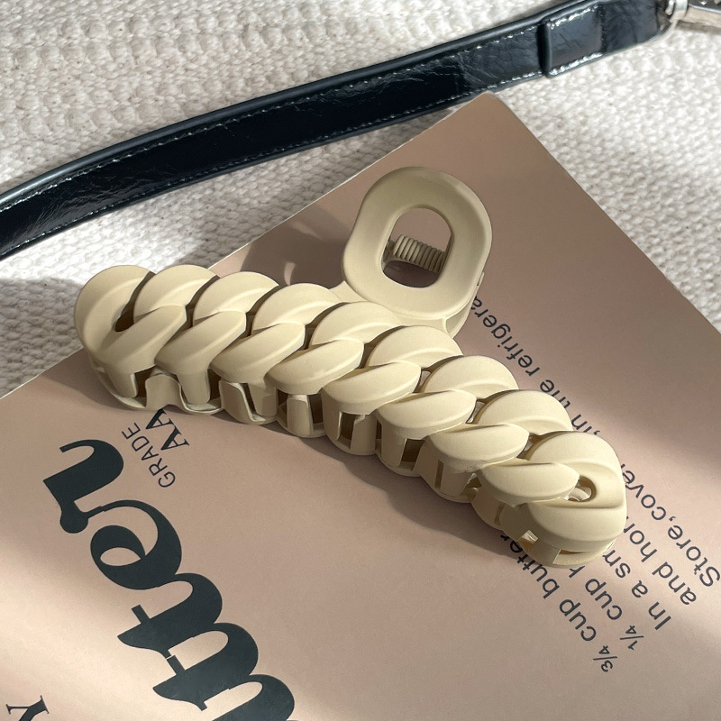 Pinza de Pelo Grande de Alta Gama para Mujer, Pinza de Pelo Acrílica Versátil para Cabello Grueso en la Parte Posterior de la Cabeza, Accesorio para el Cabello con Pinza de Garra.