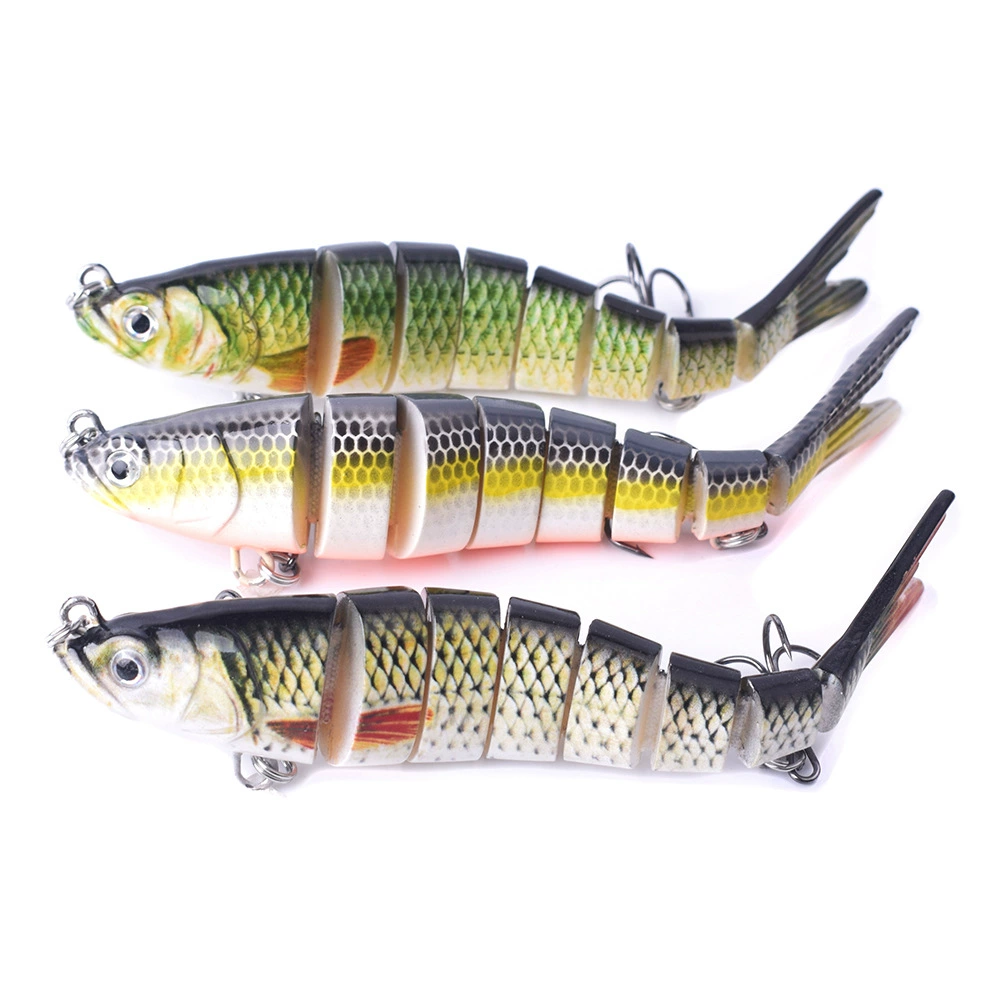 Многоштоковая рыбалка swimbait приманка 14 см 26 г, 8-сегментная тонущая имитация леща