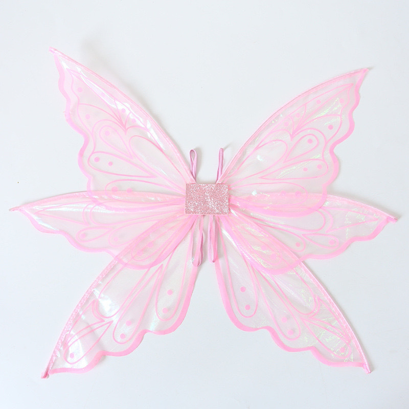 Pink printed 6-piece butterfly