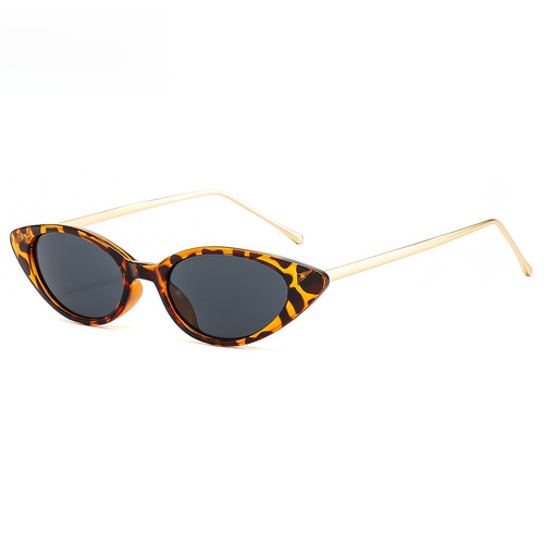 New Small Rim Cat-Eye Sunglasses, AliExpress Trendy Metal Frame Sunglasses, Wholesale European and American Retro Sunglasses Manufacturer