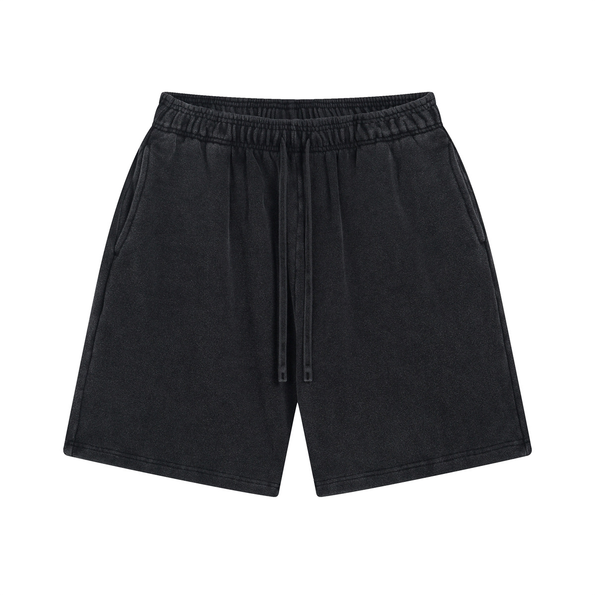 Conjunto de ropa de verano para hombre, de manga corta, fina, lavada y teñida, estilo urbano, desgastada, de marca, con pantalones cortos deshilachados, conjunto para pareja. image 33
