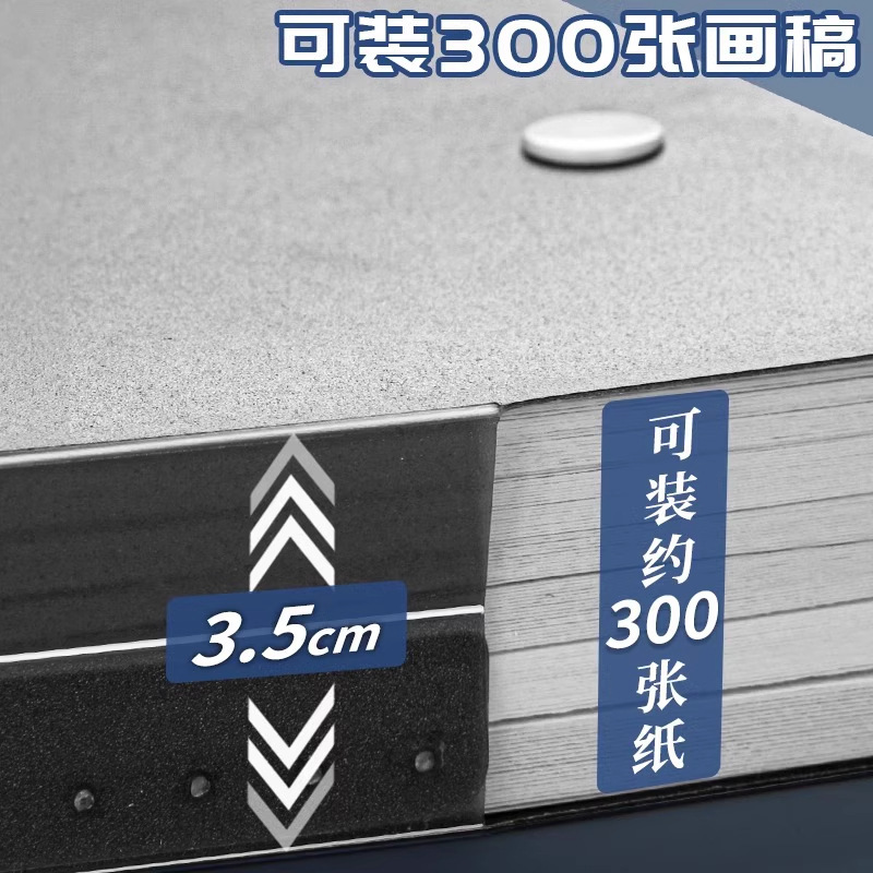 4Kピクチャーアルバムピクチャーバッグピクチャーストレージピクチャークリップポートフォリオストレージアルバム8KスケッチブックポータブルストレージバッグA4ピクチャーバッグ|undefined