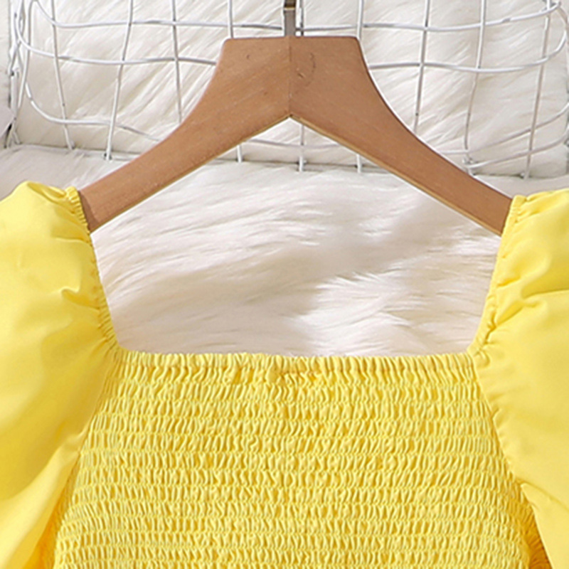 2024 Herbst Neue Kinderkleidung Mode Große Schaukel Langarm Prinzessin Stil Mädchen Kleid_voghion.com