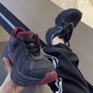 Explosions Thick-soled Torre Shoes Women's 2024 Autumn New European-made Old Color-polished High-grade Increased Fashion Casual Shoes