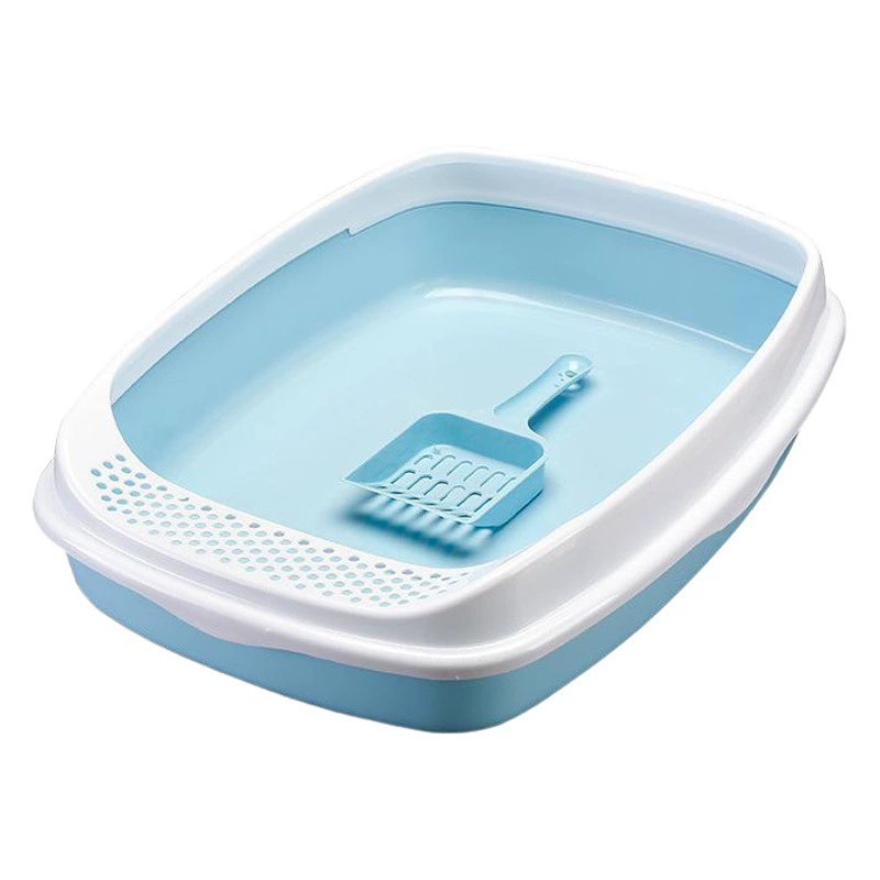 Aspet Zhejiang Pet простой квадратный ящик для кошачьего туалета Открытый полузакрытый многоцветный яркий кошачий Туалет кошачий поддон