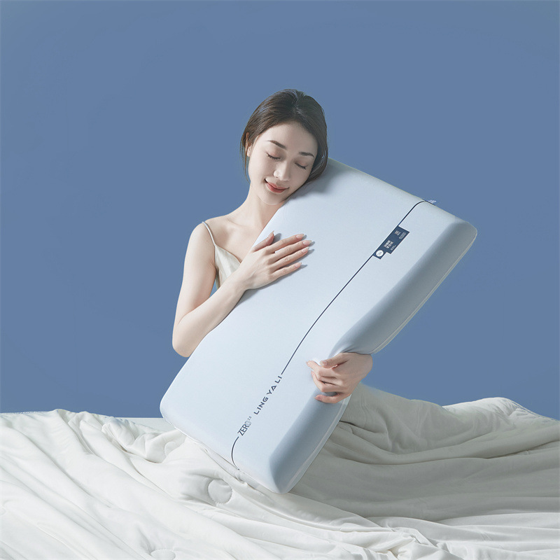 Class a Zero-Pressure Deep Sleep Slow Rebound Memory Foam Pillow Cervical Spine Support Sleep Hotel Same Style Pillow Core for Students