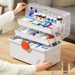 Medicine box home medical first aid home large-capacity medicine box storage medical box small medicine medicine box