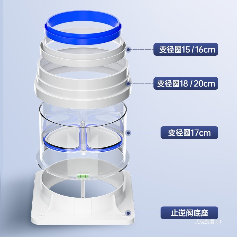批发批发抽油烟机烟道止逆阀厨房防烟宝排烟风管单向止回阀通用型