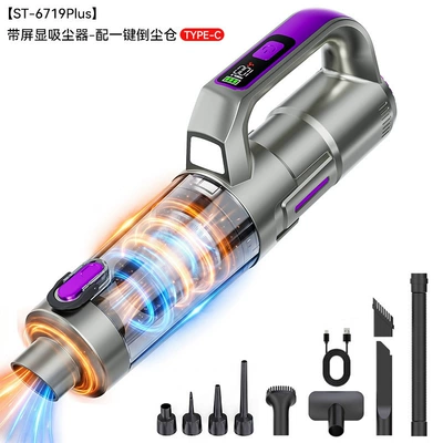 Car Vacuum Cleaner, Household Tozsoranlar - st-6719plussilver-purple-vacuum-cleaner