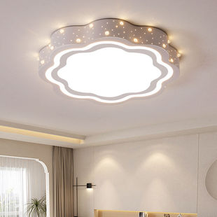 Master bedroom lights warm and romantic children's room ceiling lights princess style led simple modern room living room lights clouds