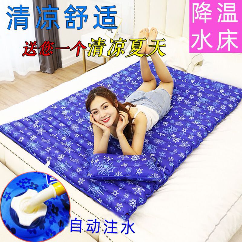 Ice Pad Water Bed Summer Student Dormitory Single and Double Water Mattress Water-Filled Fun Home Sofa Cooling Water Mat