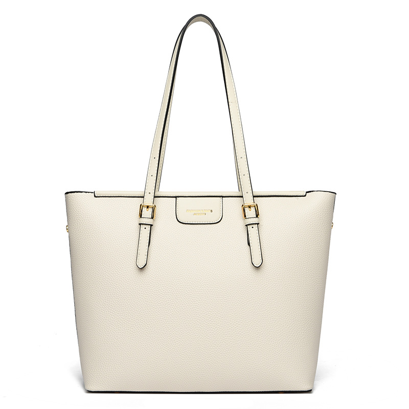 Bolso Tote de Hombro de Gran Capacidad de Cuero PU para Mujer