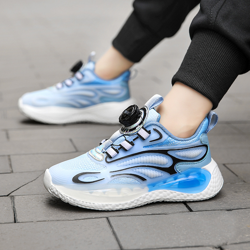 Vattentäta läderbasketkängor med vridbart spänne för pojkar_voghion.com