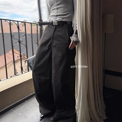 JVV十三行2025秋季新款宽松阔腿工装裤百搭长裤显瘦休闲裤女70859
