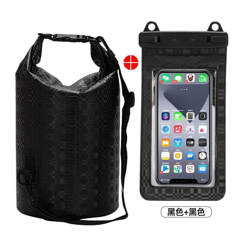 Verano playa caliente deriva bolsa de natación al aire libre mochila individual PVC impermeable bolsa de teléfono móvil Portátil Bolsa de cubo grande