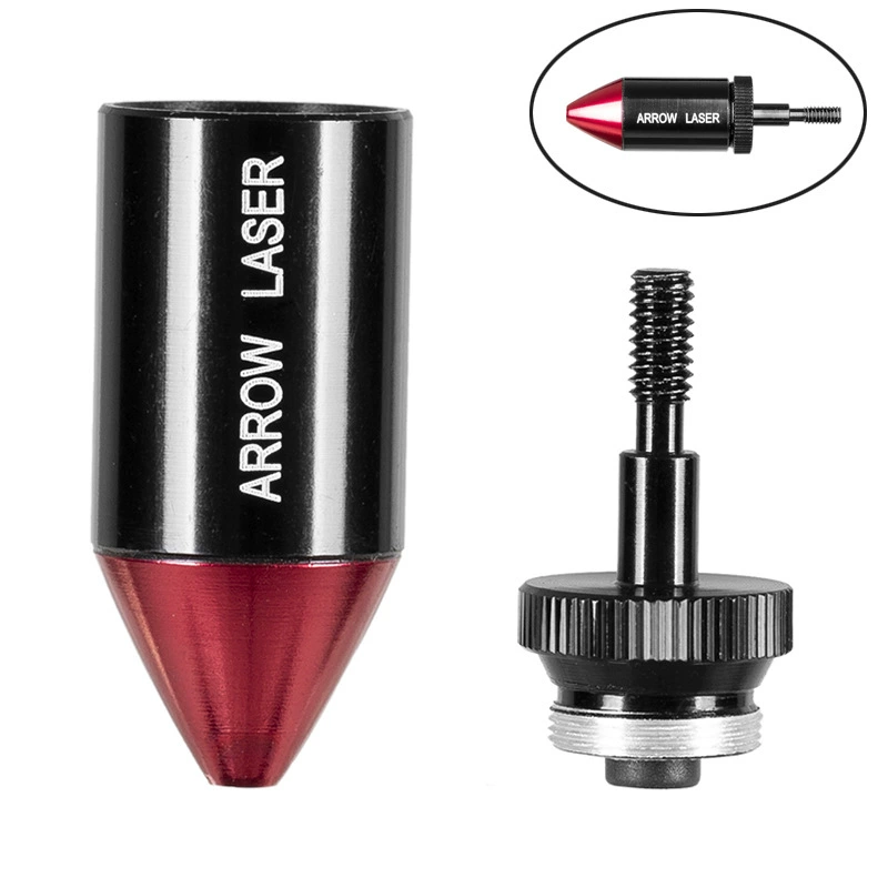 Лазерный стрелочный Прицельный локатор с резьбовым хвостовым лазерным калибратором медный Прицельный калибратор лук и стрелочный лазерный прицел