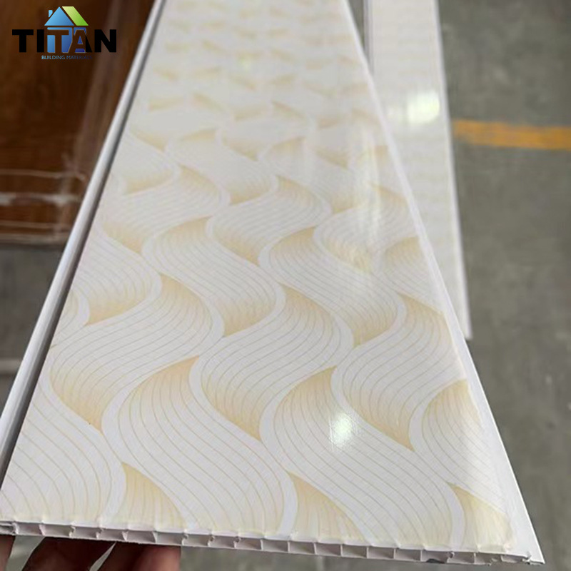 Fuera del material de decoración del techo de la sala de estar de Maldivas, sujetador de techo de plástico de tira larga de pvc