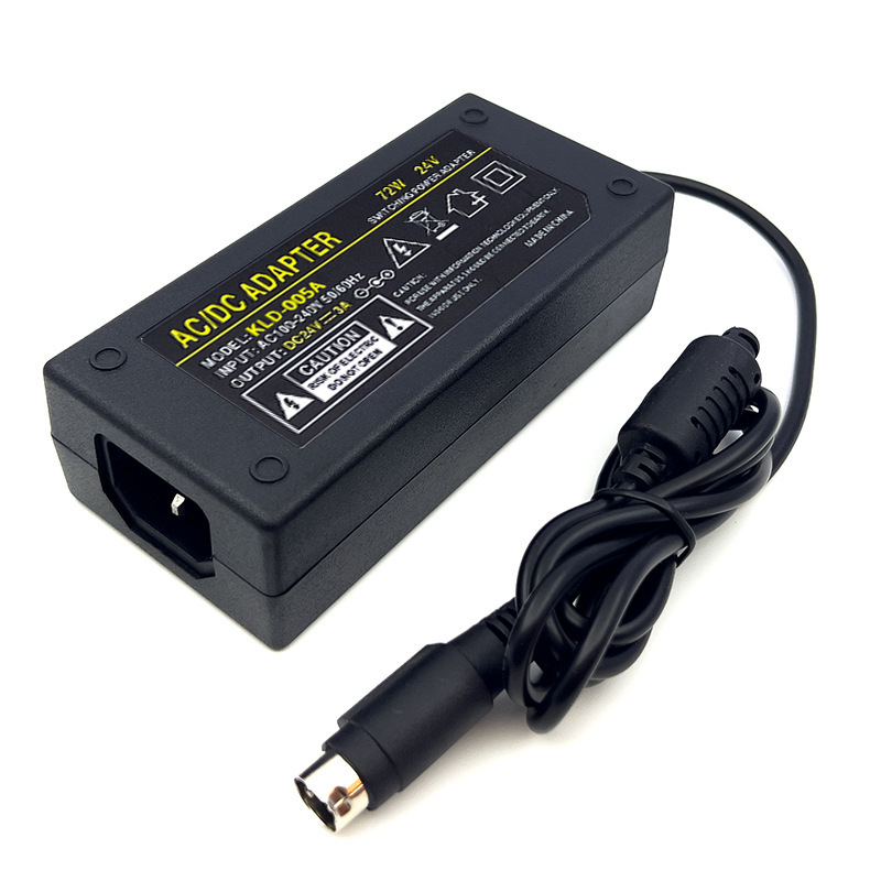 レシートプリンタ24V3A電源アダプタ汎用電源アダプタプリンタ丸口3ピン4ピン|undefined