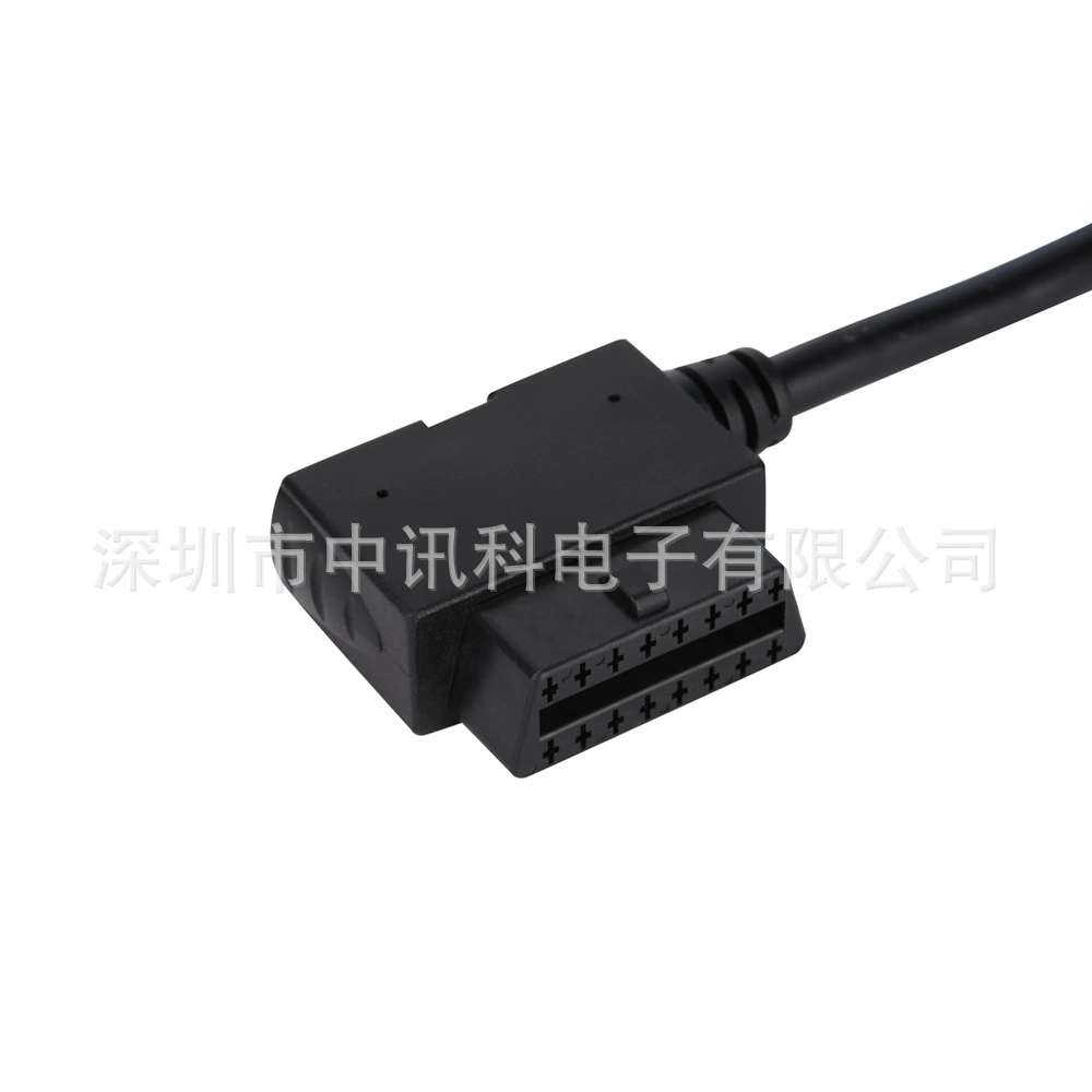 16-контактный штекерный удлинительный кабель OBD II (16 PIN) для OBD2