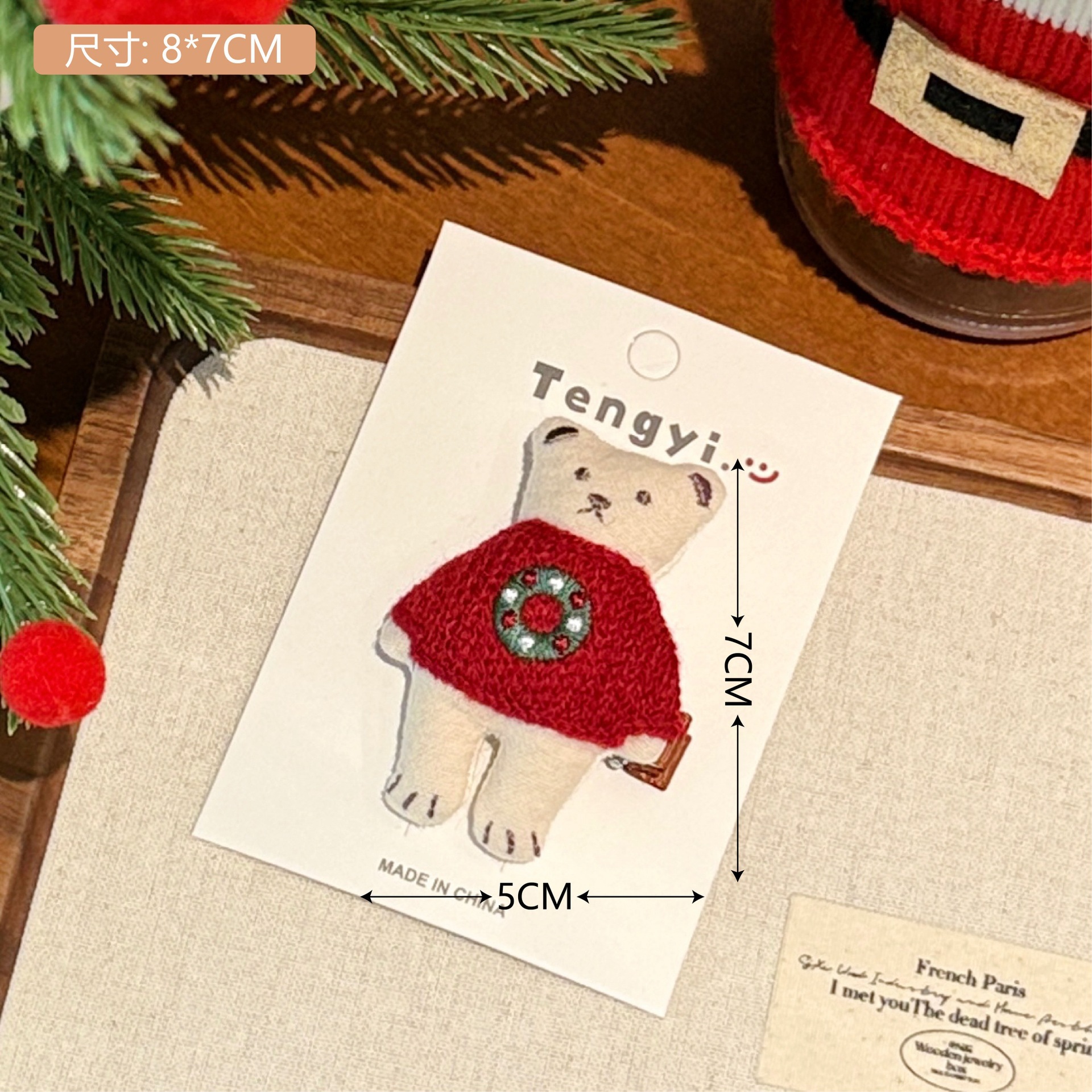 Tengyi original lindo muñeca de dibujos animados clip para el cabello primavera y verano clip para el mar clip para niños accesorios versátiles