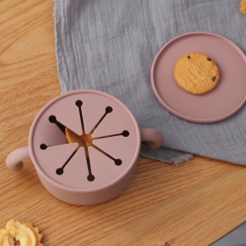 Food Grade Silicone Baby Snack Bowl Snack Storage Bowl Cross-border