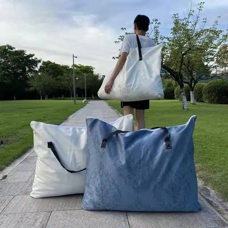 防水大容量学生ホーム新学期防湿荷物梱包アーティファクトキルト収納袋移動梱包袋|undefined