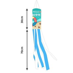 Temu Cross-Border Small Fresh Spring Hairdryer Flag Outdoor Weather Bag Party Courtyard Decoration Creative Weather Bag
