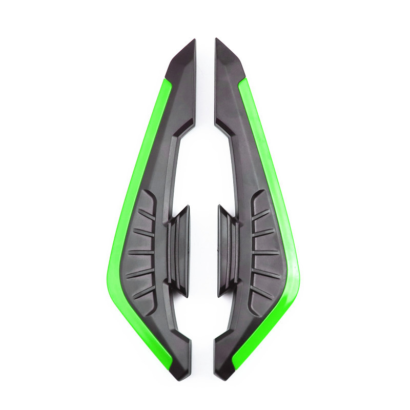 Auto deportivo de motocicleta modificado aerodinámica fija decoración cuchillo de aire spoiler auto eléctrico cuerpo lateral adhesivo universal personalizado